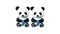 HiyaHiya Panda Li Knitting Needle Point Protectors - Sock colors vary
